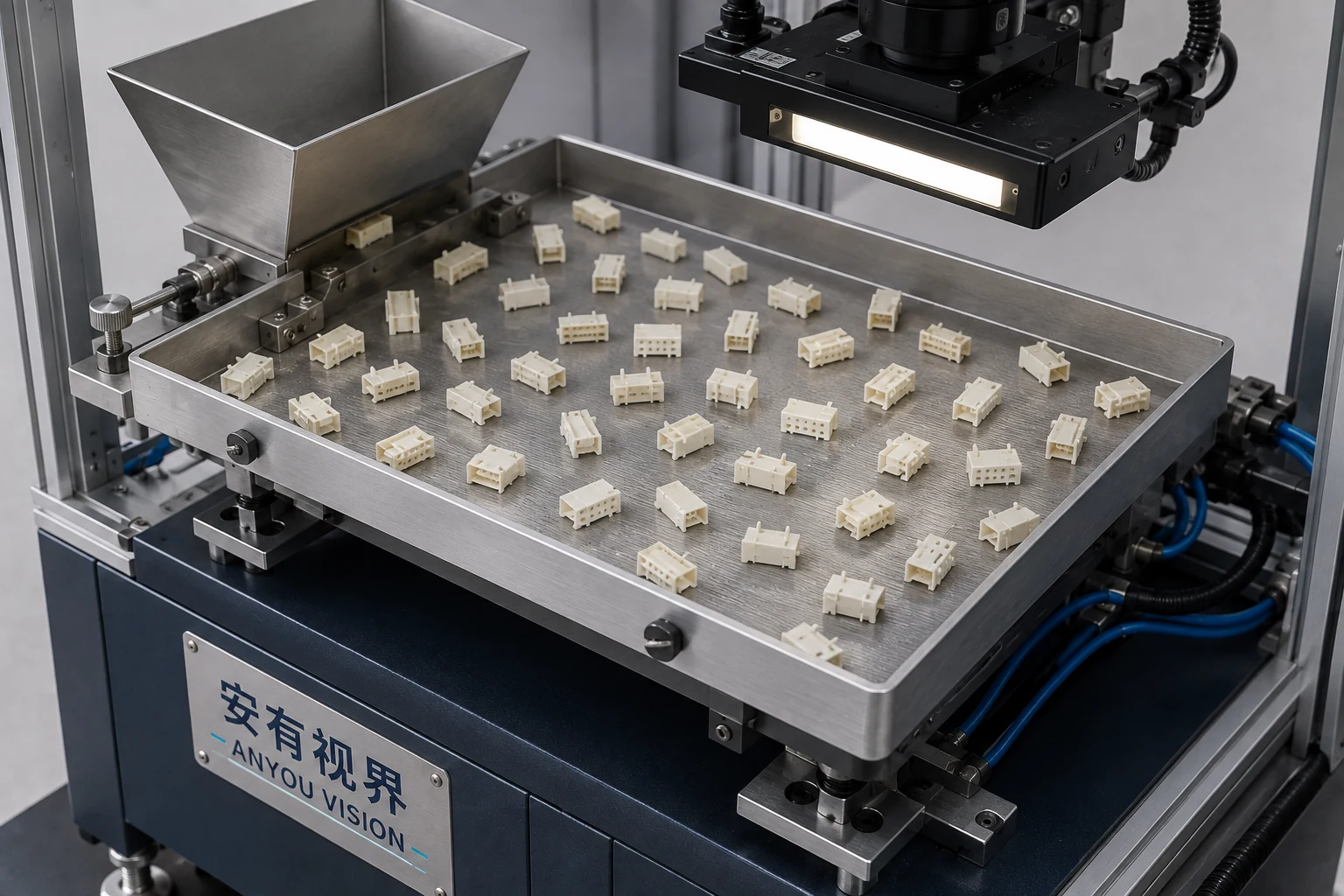 柔性供料摆盘机 · 柔性供料（方案示意）